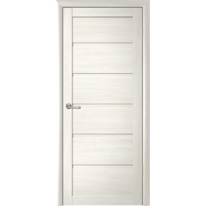Межкомнатная дверь экошпон Albero Вена ПГ - Белый кипарис