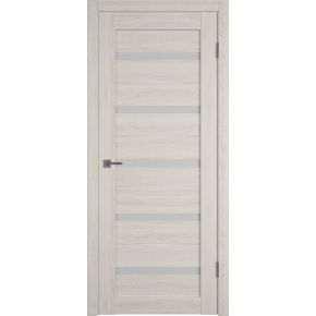 Дверь межкомнатная ATUM PRO Al 7 - Scansom oak, молдинг серебро