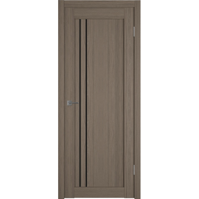 Дверь межкомнатная ATUM PRO Х33 - Brun oak, Black Gloss