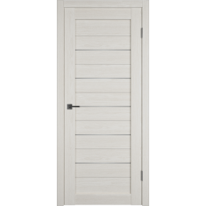Дверь межкомнатная ATUM PRO Al 6 - Artic oak, молдинг серебро