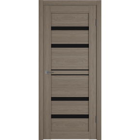 Дверь межкомнатная ATUM PRO Х26 - Brun oak, Black Gloss