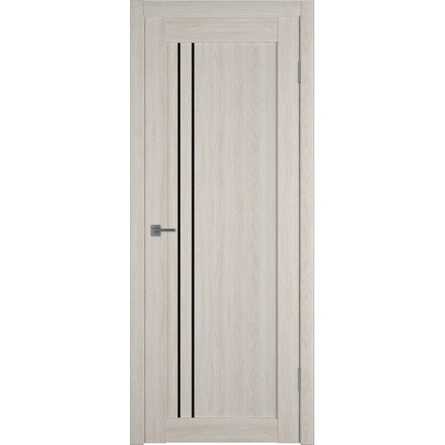 Дверь межкомнатная ATUM PRO Х33 - Scansom oak, Black Gloss