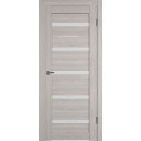 Дверь межкомнатная ATUM PRO Al 7 - Stone oak, молдинг серебро