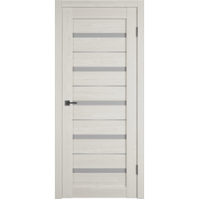 Дверь межкомнатная ATUM PRO Al 7 - Artic oak, молдинг серебро
