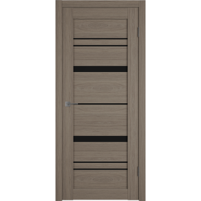 Дверь межкомнатная ATUM PRO Х25 - Brun oak, Black Gloss