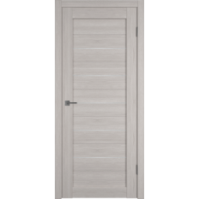 Дверь межкомнатная ATUM PRO Al 6 - Stone oak, молдинг серебро