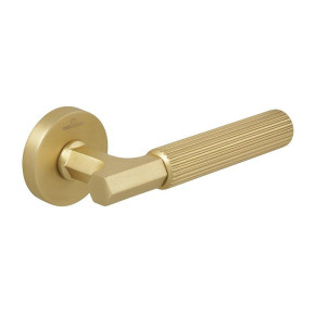 Ручки дверные CEBI MOOD STRIPED (в полоску) цвет MP35 матовое золото
