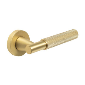 Ручки дверные CEBI SOHO DIAMOND (алмаз) цвет MP35 матовое золото