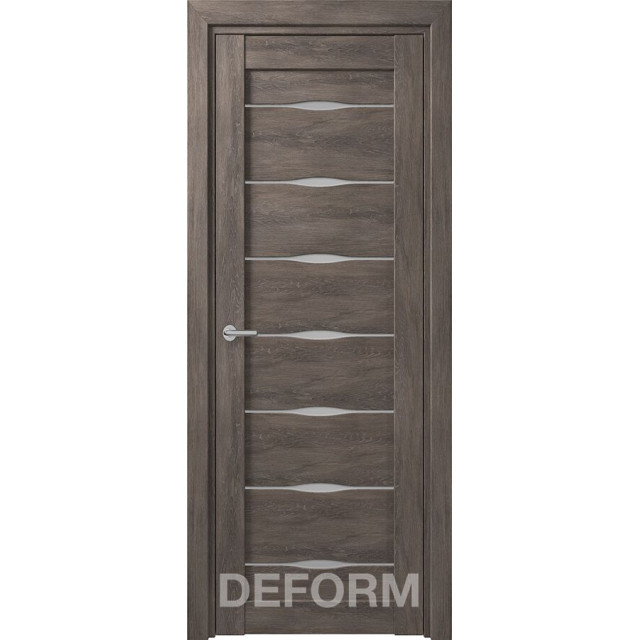 Дверь межкомнатная DEFORM D3 - Дуб шале графит