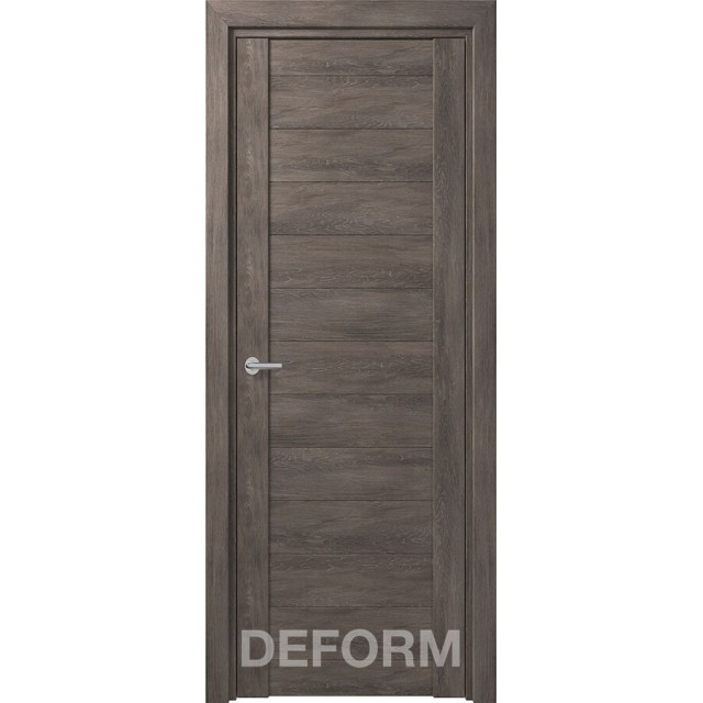 Дверь межкомнатная DEFORM D10 - Дуб шале графит