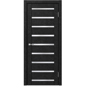 Межкомнатная дверь экошпон Доминика 102 - Бетон антрацит