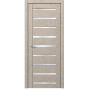 Межкомнатная дверь экошпон Доминика 102 - Бетон бежевый