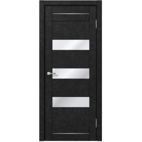Межкомнатная дверь экошпон Доминика 104 - Бетон антрацит