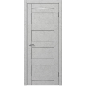 Межкомнатная дверь экошпон Доминика 105 - Бетон белый