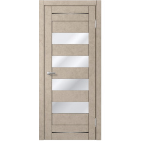 Межкомнатная дверь экошпон Доминика 106 - Бетон бежевый