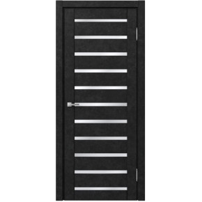 Межкомнатная дверь экошпон Доминика 107 - Бетон антрацит