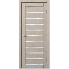 Межкомнатная дверь экошпон Доминика 107 - Бетон бежевый