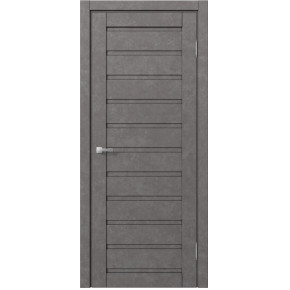 Межкомнатная дверь экошпон Доминика 108 - Бетон серый