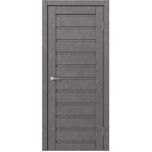 Межкомнатная дверь экошпон Доминика 108 - Бетон серый