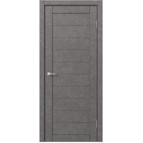Межкомнатная дверь экошпон Доминика 109 - Бетон серый