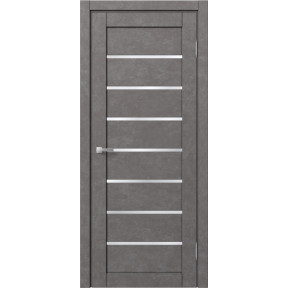 Межкомнатная дверь экошпон Доминика 113 - Бетон серый