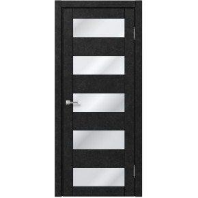 Межкомнатная дверь экошпон Доминика 122 - Бетон антрацит