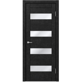 Межкомнатная дверь экошпон Доминика 123 - Бетон антрацит