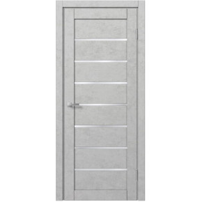 Межкомнатная дверь экошпон Доминика 113 - Бетон белый