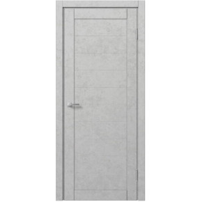 Межкомнатная дверь экошпон Доминика 109 - Бетон белый