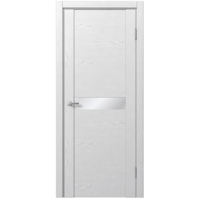 Межкомнатная дверь экошпон Доминика 230 - Дуб Аляска белый