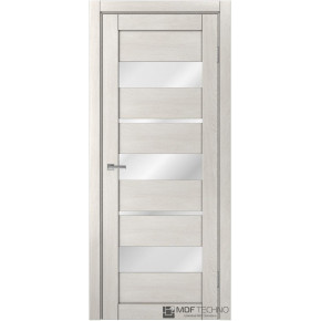 Межкомнатная дверь экошпон Доминика 114 - Дуб Шале снежный