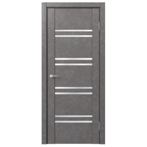 Межкомнатная дверь экошпон Доминика 236 - Бетон серый