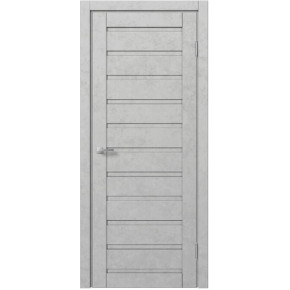 Межкомнатная дверь экошпон Доминика 108 - Бетон белый