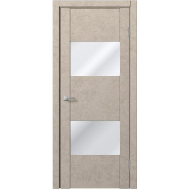 Межкомнатная дверь экошпон Доминика 221 - Бетон бежевый