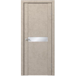Межкомнатная дверь экошпон Доминика 230 - Бетон бежевый