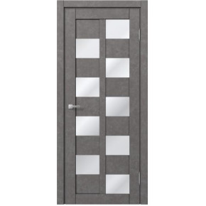 Межкомнатная дверь экошпон Доминика 407 - Бетон серый