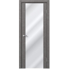 Межкомнатная дверь экошпон Доминика 222 - Бетон серый