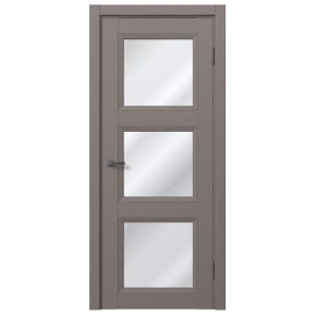 Межкомнатная дверь экошпон Доминика 844 - Soft серый