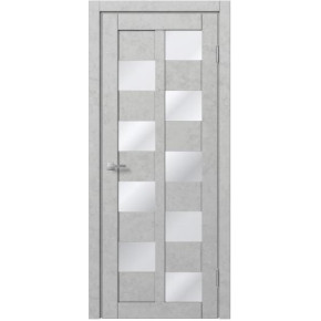 Межкомнатная дверь экошпон Доминика 407 - Бетон белый