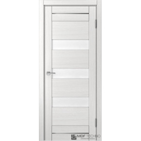 Межкомнатная дверь экошпон Доминика 104 - Ясень белый