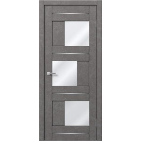 Межкомнатная дверь экошпон Доминика 304 - Бетон серый