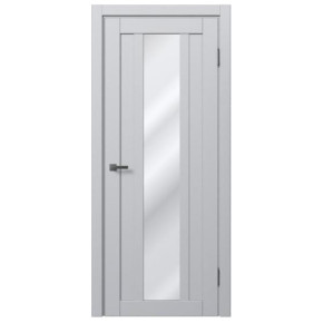 Межкомнатная дверь экошпон Доминика 402 - Soft Айс грей