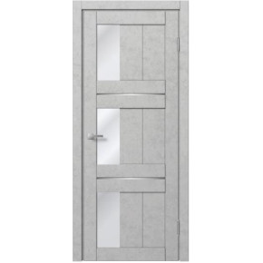 Межкомнатная дверь экошпон Доминика 306 - Бетон белый