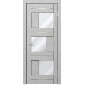Межкомнатная дверь экошпон Доминика 304 - Бетон белый