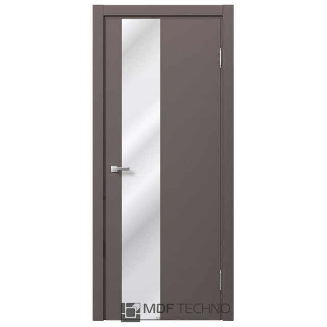 Межкомнатная дверь экошпон Доминика 905 - Soft серый