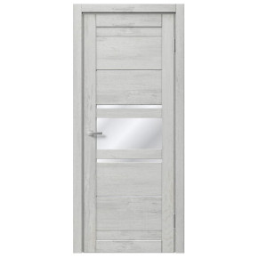 Межкомнатная дверь экошпон Доминика 131 - TRAVIS белый