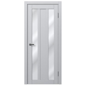 Межкомнатная дверь экошпон Доминика 406 - Soft Айс грей
