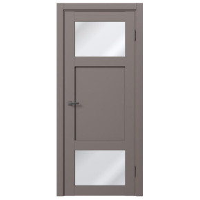 Межкомнатная дверь экошпон Доминика 809 - Soft серый