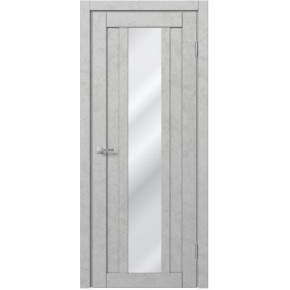 Межкомнатная дверь экошпон Доминика 402 - Бетон белый