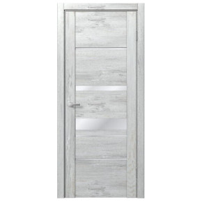 Межкомнатная дверь экошпон Доминика 238 - TRAVIS белый